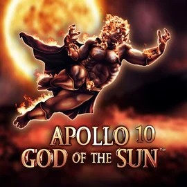 Apollo God of the Sun slot logo by Novomatic at Wyns Casino