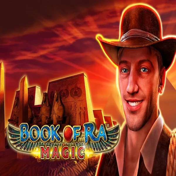 Book of Ra Magic by Greentube, showcased at wynscasino.eu.com – game logo
