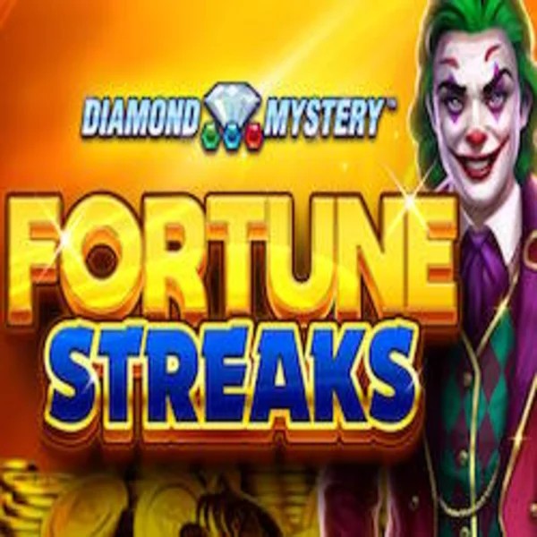 Diamond Mystery Fortune Streaks slot logo by Greentube at Wyns Casino