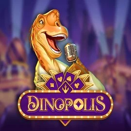 Dinopolis slot logo by Push Gaming at Wyns Casino
