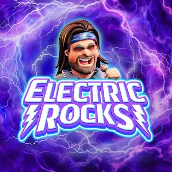 Electric Rocks slot icon by Inspired Gaming, available at Wyns Casino