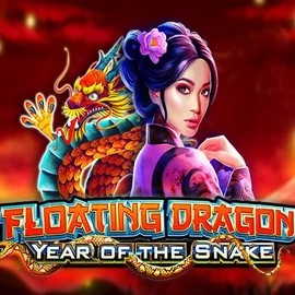 Floating Dragon Year of the Snake slot icon by Pragmatic Play, available at Wyns Casino
