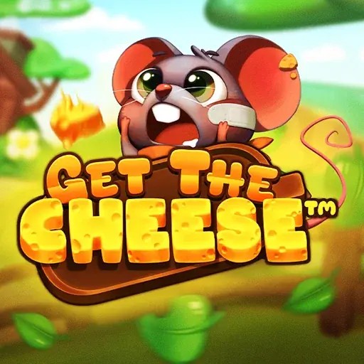 Get The Cheese by Hacksaw Gaming, showcased at wynscasino.eu.com – game logo