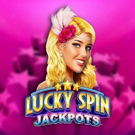 Lucky Spin Jackpots by Novomatic, showcased at wynscasino.eu.com – game logo