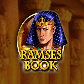 Official Slots logo: Ramses Book Deluxe by Gamomat at Wyns Casino