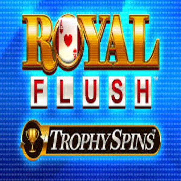 Royal Flush Trophy Spins logo by Greentube Wyns Casino