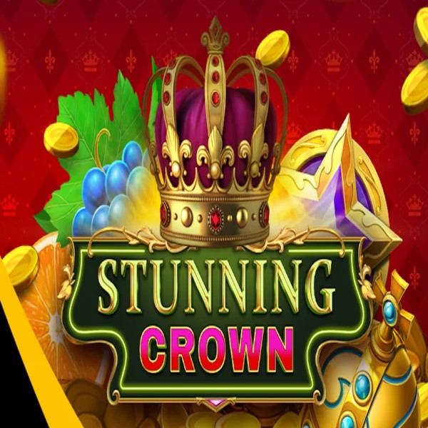 Official Slots logo: Stunning Crown by BF Games at Wyns Casino