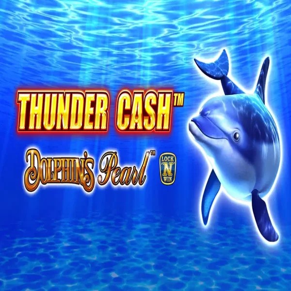 Official Slots logo: Thunder Cash Dolphins Pearl by Novomatic at Wyns Casino