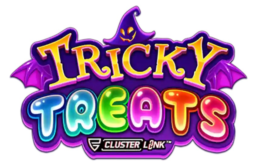 Tricky Treats online game logo by Push Gaming on wynscasino.eu.com